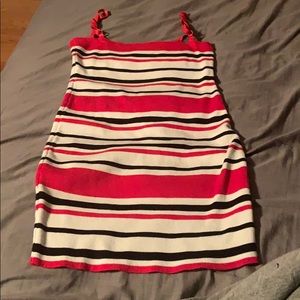 Spaghetti strap body con dress